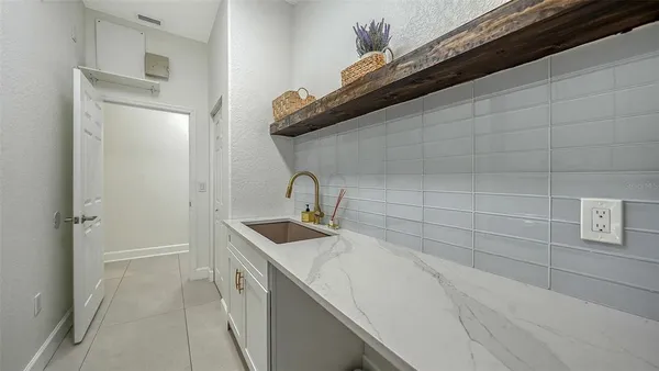 a view of a trees with a big yard