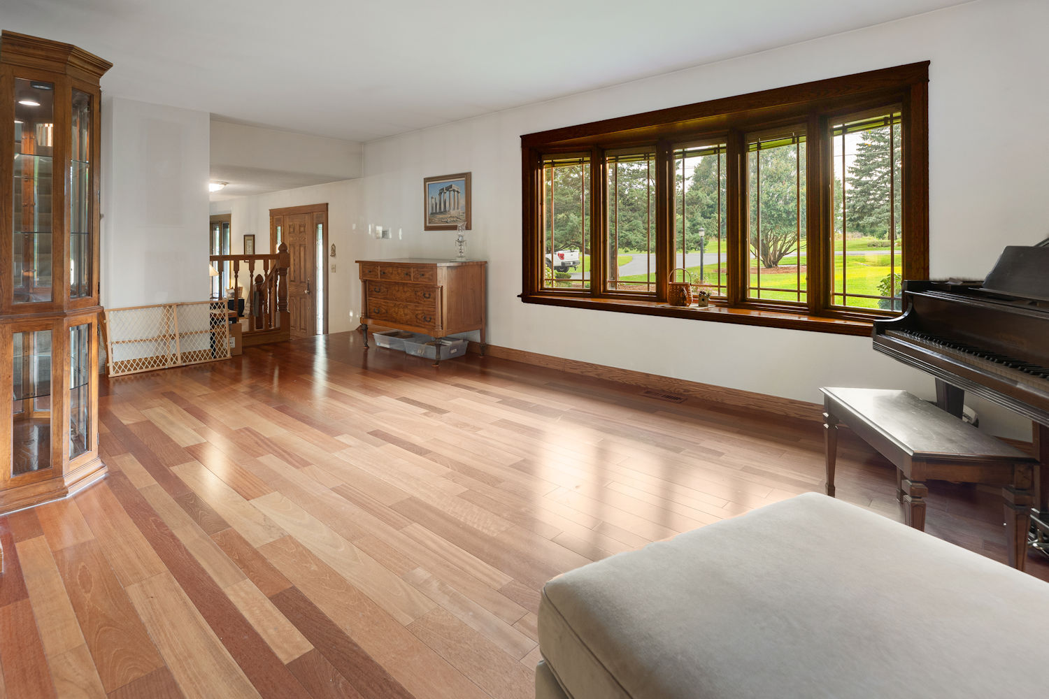 5857 South Brooklyn Road Rochelle, IL 61068 - Photo 15 of 31 a living room with furniture and a large window