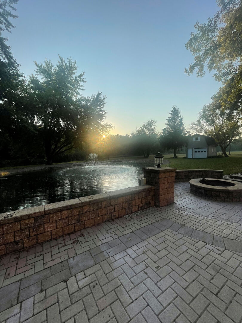 5857 South Brooklyn Road Rochelle, IL 61068 - Photo 29 of 31 a view of a terrace with chairs