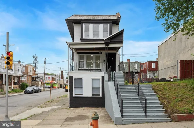 a building view with a outdoor space