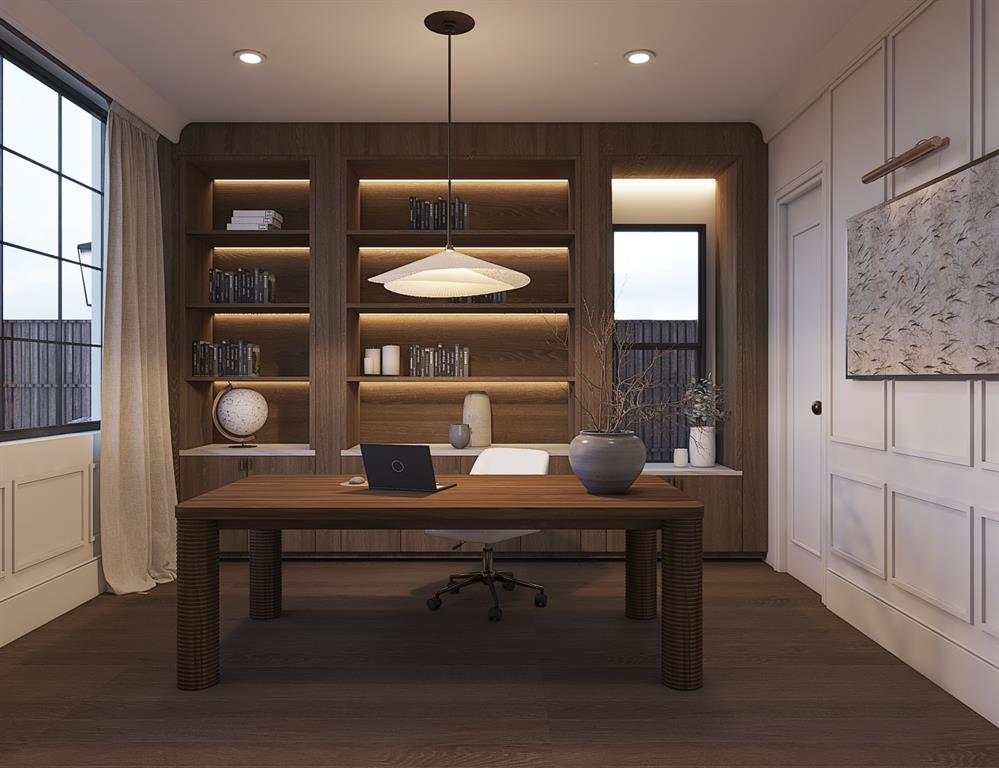 6629 Lockheed Avenue Dallas, TX 75209 - Photo 8 of 11 a room with a table chairs and wooden floor