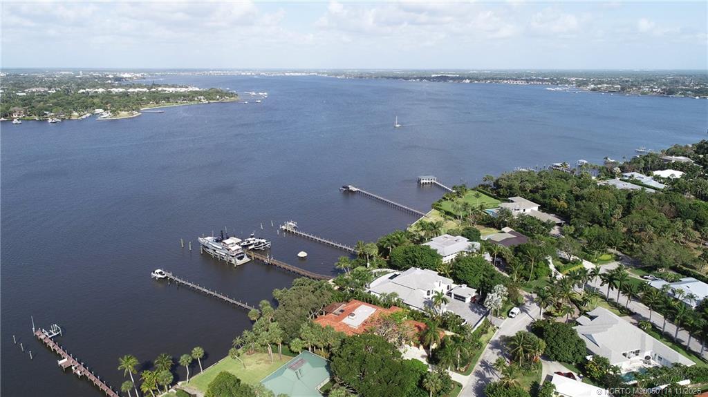 31 North River Road Stuart, FL 34996 - Photo 77 of 91 an aerial view of a house with a lake view