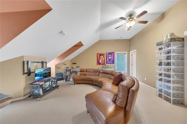 a outdoor space with lots of furniture and tub