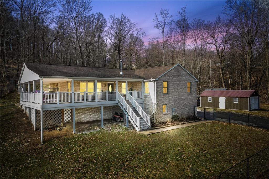 282 Snowden Road Hookstown, PA 15050 - Photo 1 of 25 front view of house with a yard