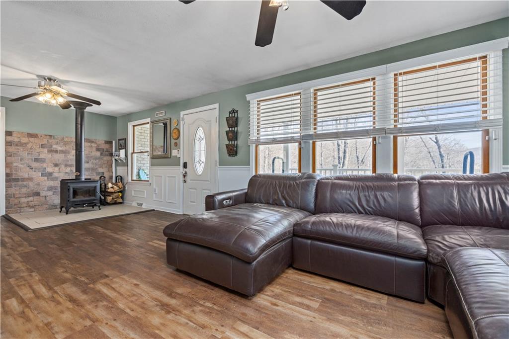 282 Snowden Road Hookstown, PA 15050 - Photo 13 of 25 a living room with furniture and a large window
