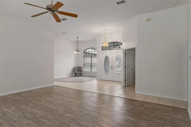 wooden floor in an empty room