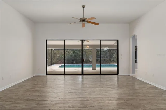 a view of an empty room with window