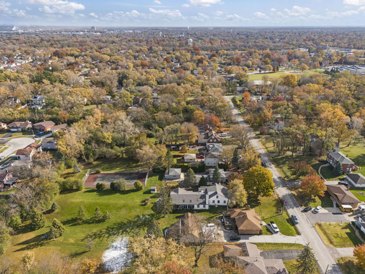 3068 Hickory Road Homewood, IL 60430 - Photo 37 of 44 an aerial view of residential houses with city view