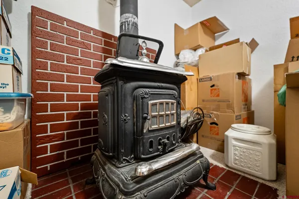 a view of storage and utility room