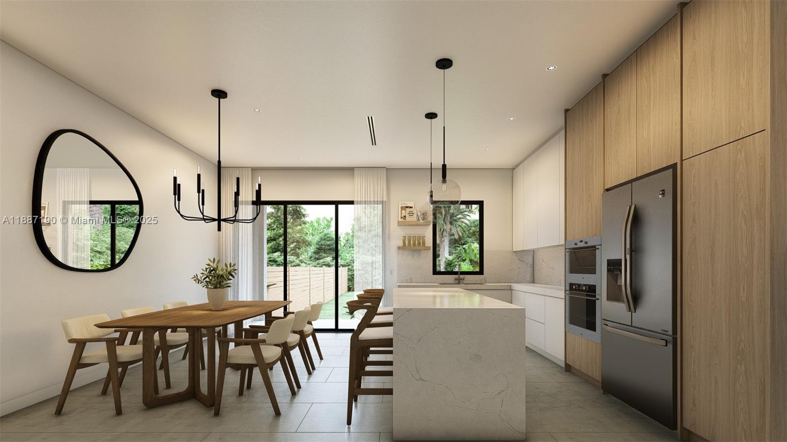 2745 Southwest 23rd Terrace Miami, FL 33145 - Photo 4 of 12 a dining room with furniture a chandelier and a rug