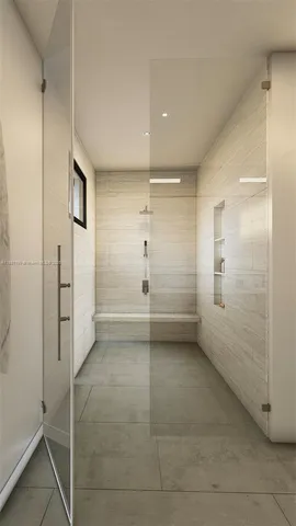 a view of a livingroom with an empty space