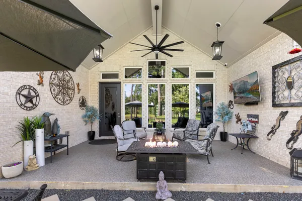 a front view of house with a yard