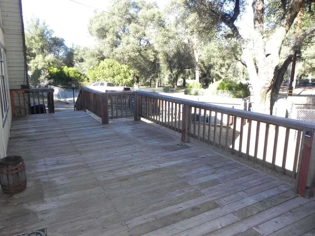 a view of deck having patio
