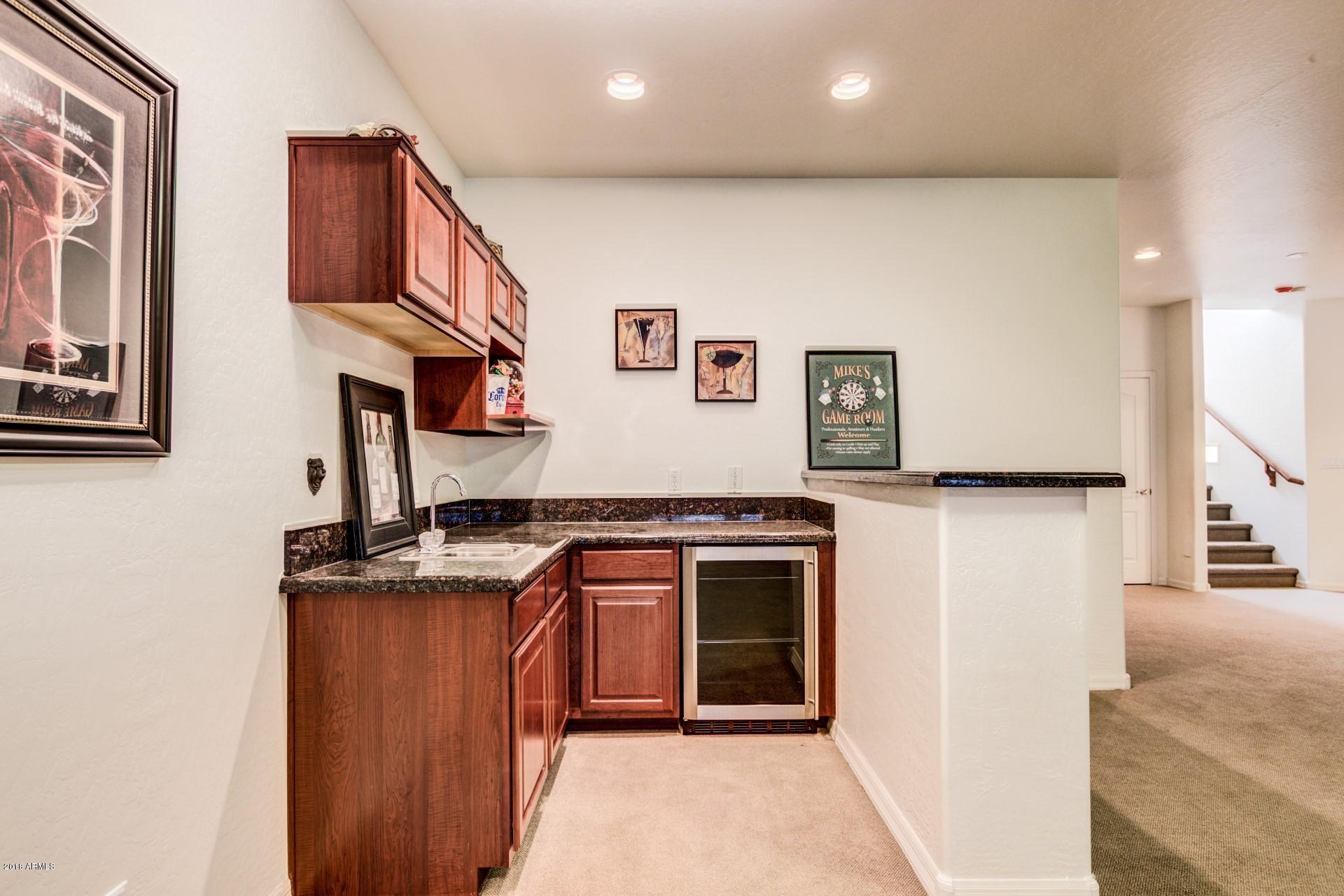 21992 East Rosa Road Queen Creek, AZ 85142 - Photo 33 of 49 Basement Wet Bar