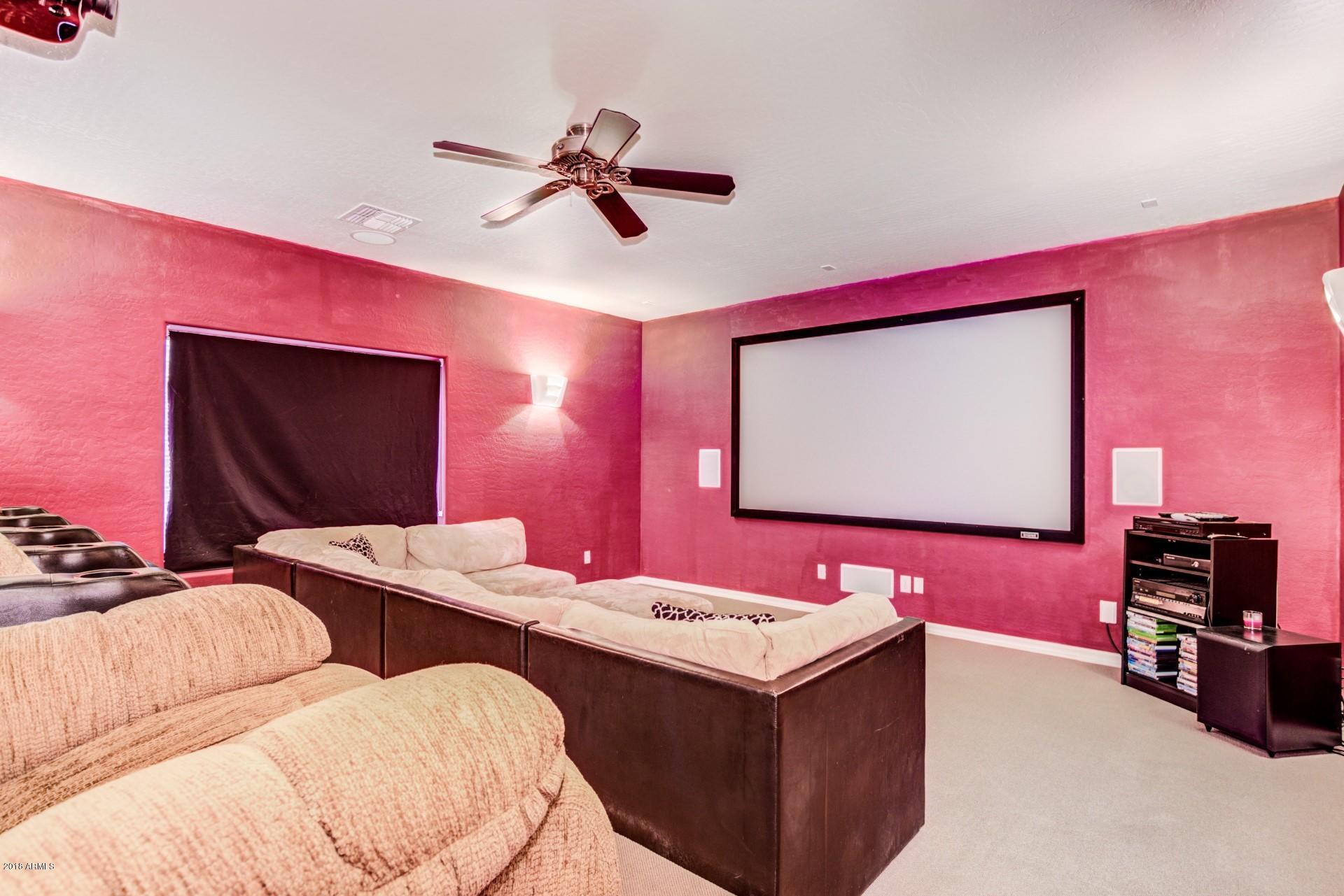 21992 East Rosa Road Queen Creek, AZ 85142 - Photo 39 of 49 Theater Room