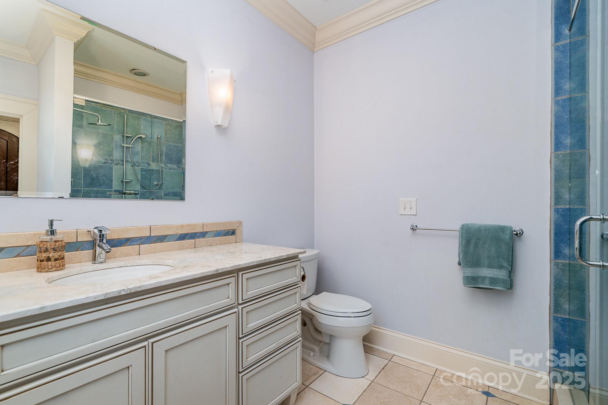 2120 Malvern Road Charlotte, NC 28207 - Photo 44 of 48 a bathroom with a toilet sink and mirror