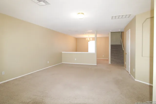 a view of an empty room