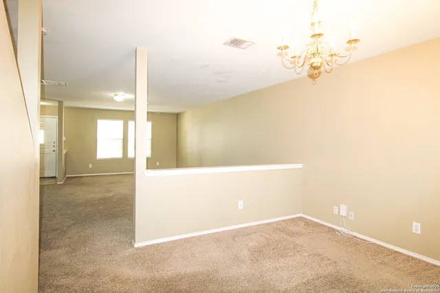 a view of an empty room