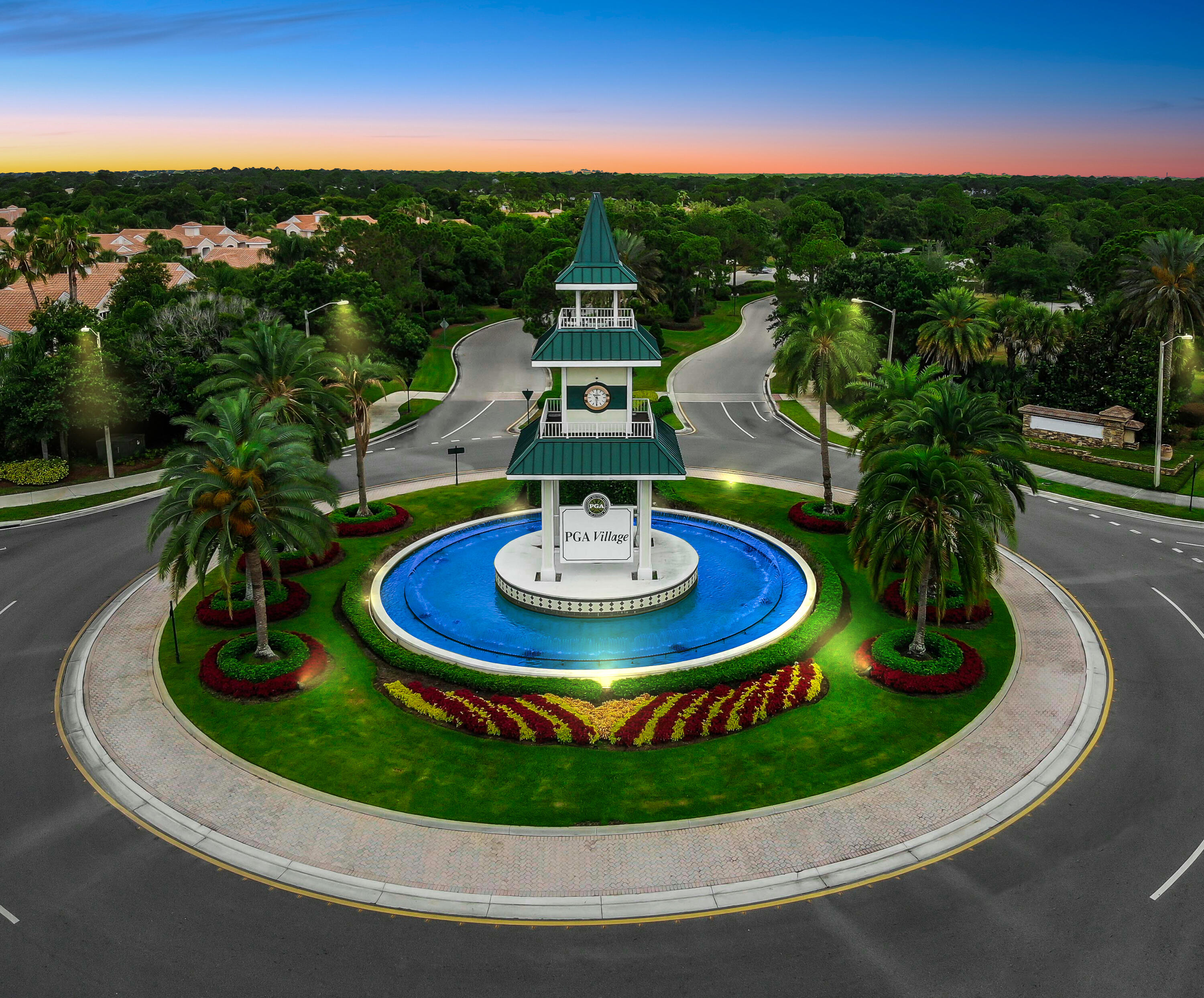 10324 Inverness Way Port St. Lucie, FL 34986 - Photo 69 of 70 PGA Village Entrance, Twilight