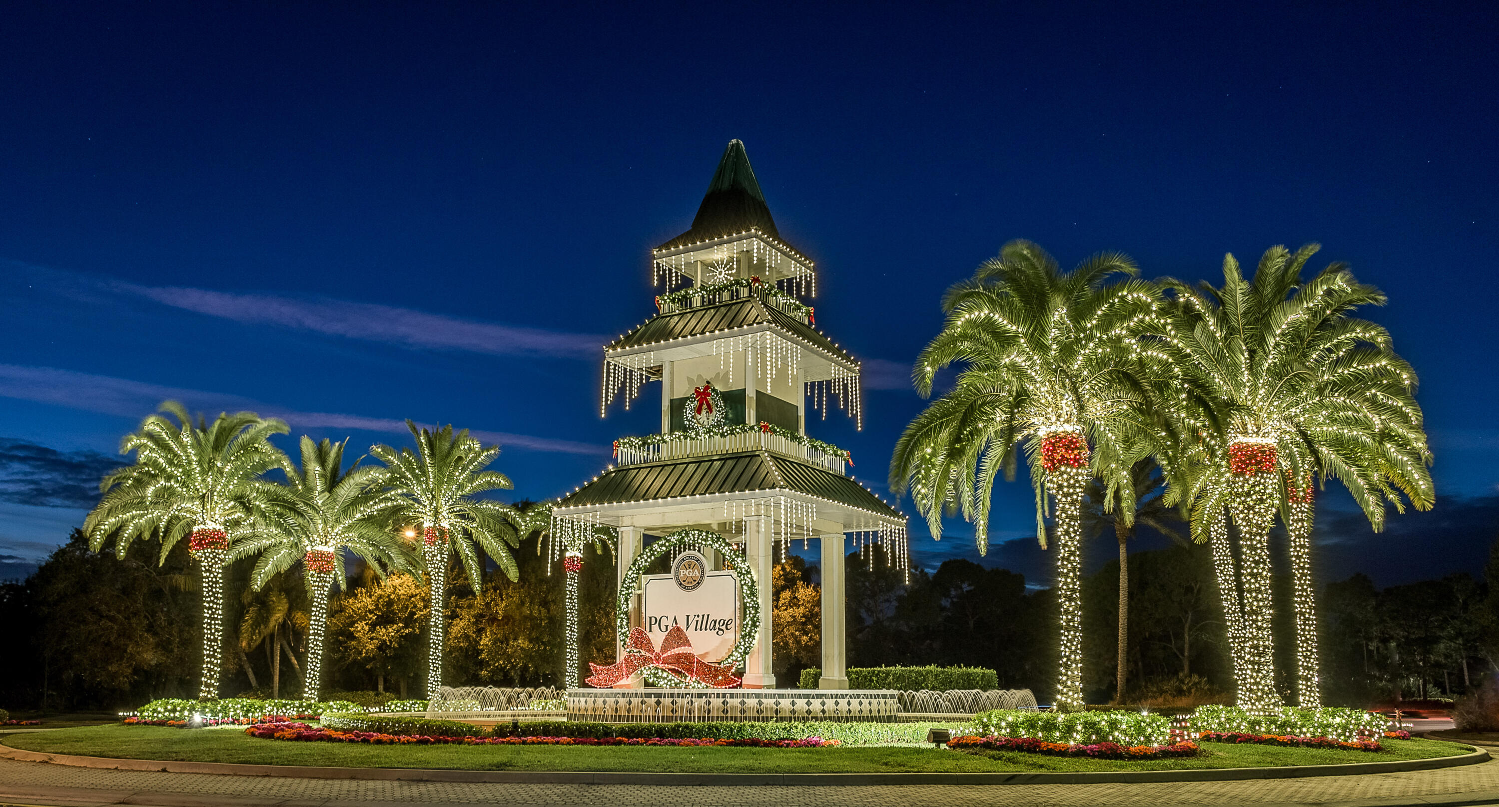 10324 Inverness Way Port St. Lucie, FL 34986 - Photo 70 of 70 PGA Village Clock Tower Night Christmas