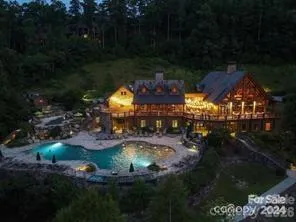 a view of a terrace with a bed