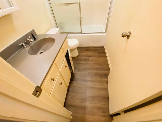 a bathroom with a sink