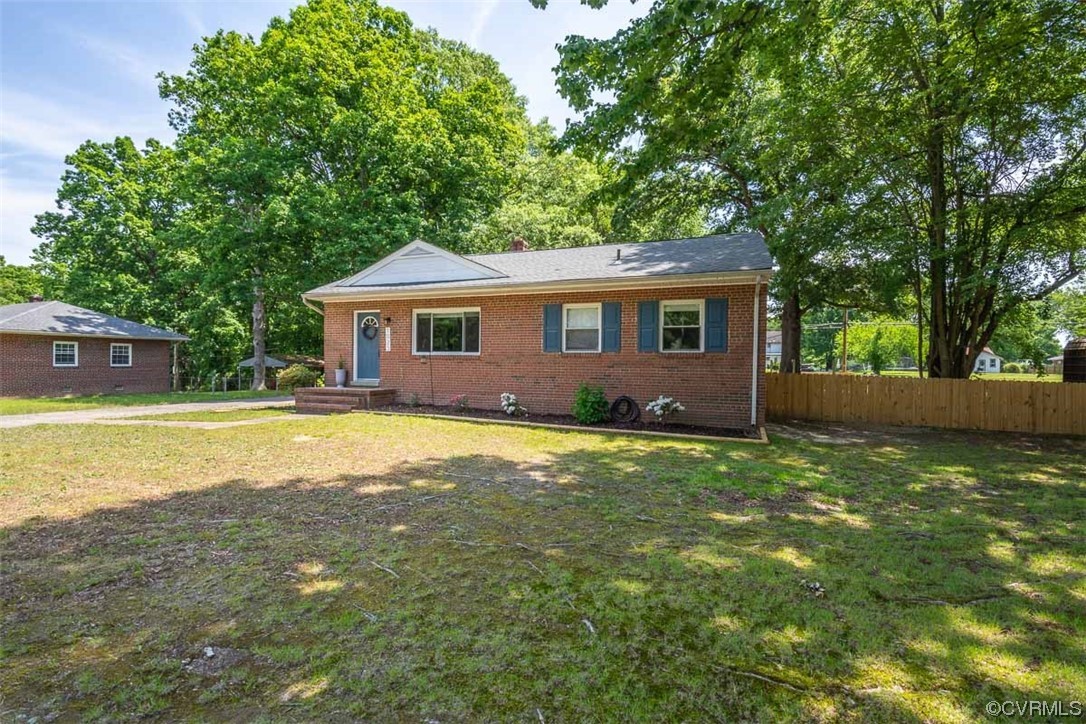 1025 Andros Road Richmond, VA 23225 - Photo 2 of 37 a view of a house with a backyard