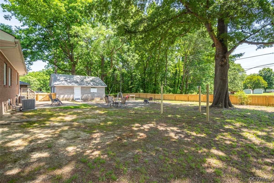 1025 Andros Road Richmond, VA 23225 - Photo 37 of 37 a backyard of a house with table and chairs