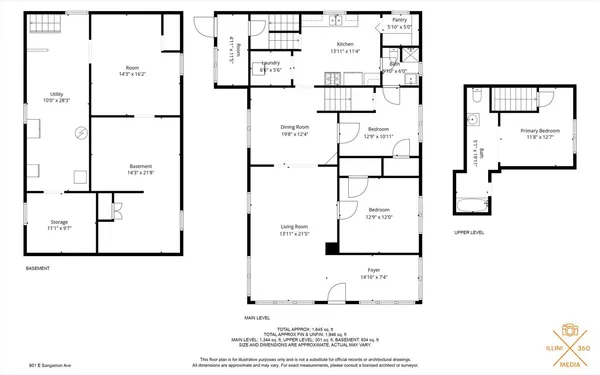 $155,000 | 801 East Sangamon Avenue, Rantoul, IL 61866