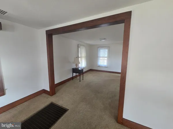 a view of a livingroom with a staircase