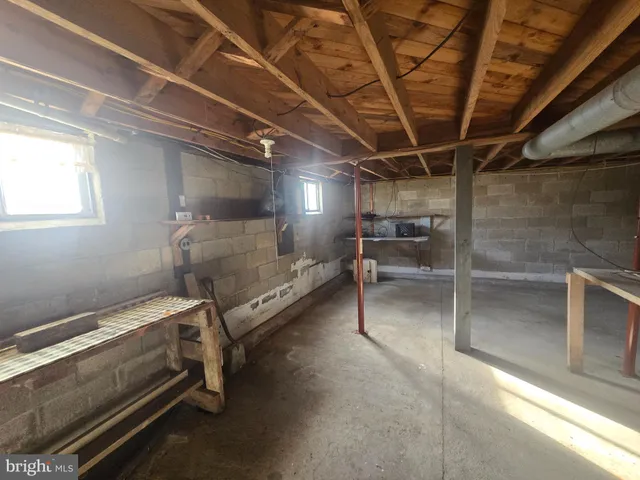 a view of storage and utility room