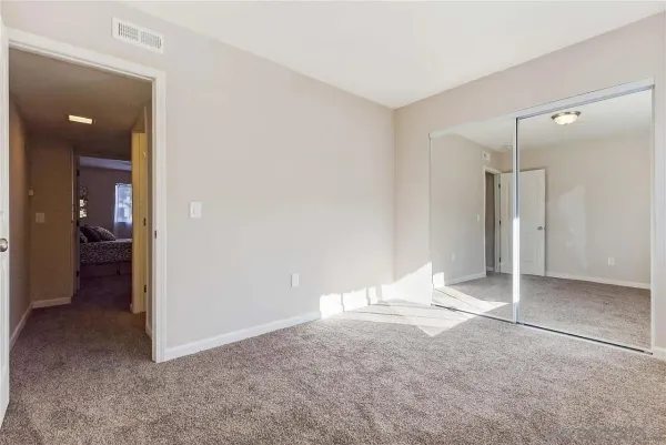 a view of empty room