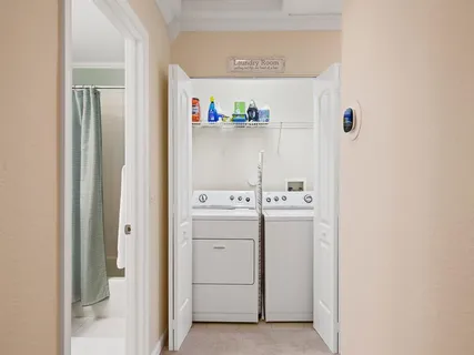 a view of washer and dryer