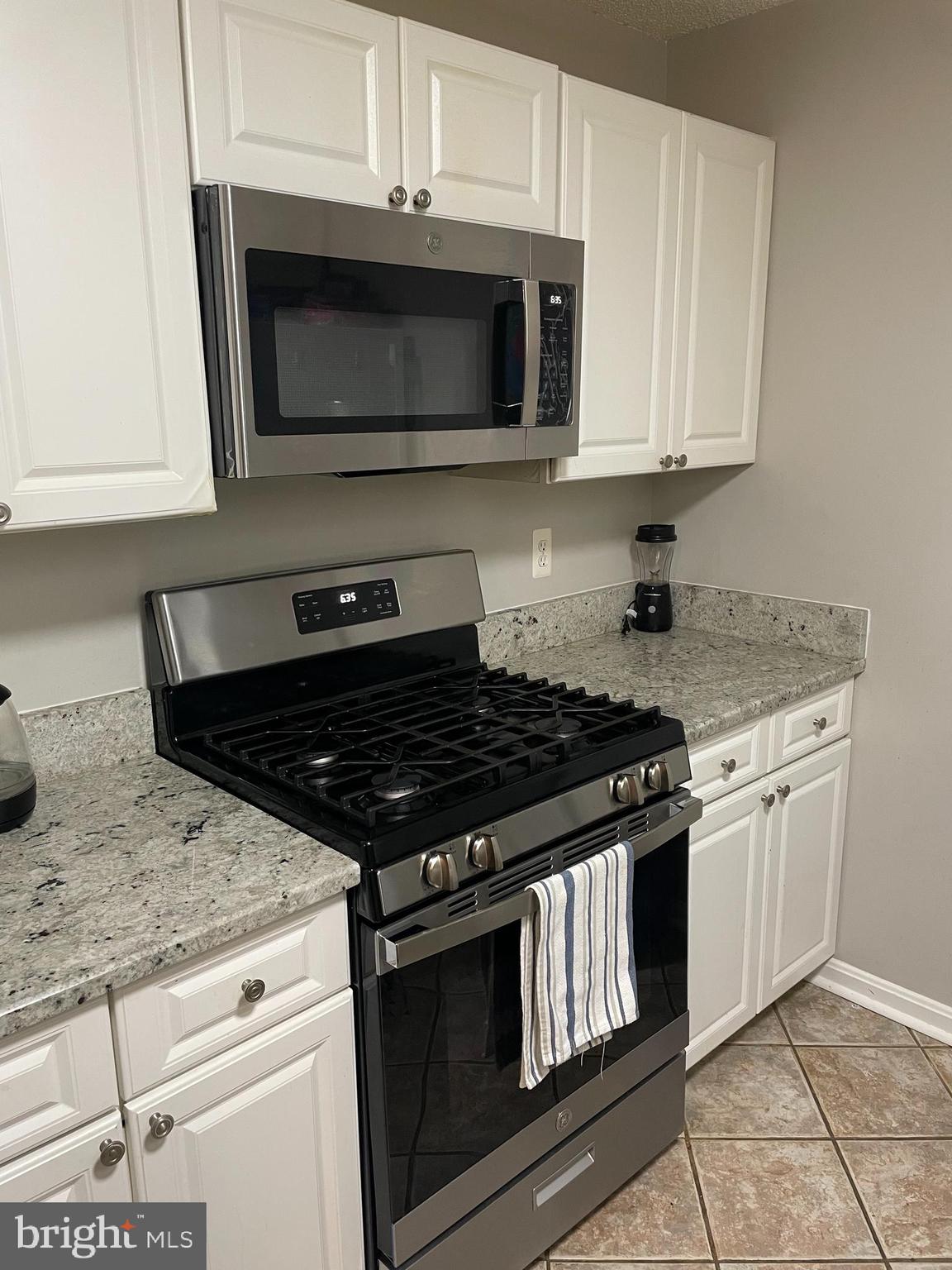 21012 Timber Ridge Terrace, Unit 201 Ashburn, VA 20147 - Photo 16 of 37 a kitchen with granite countertop white cabinets stainless steel appliances and a sink