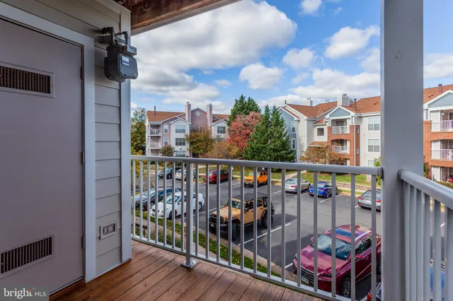 a view of city from balcony