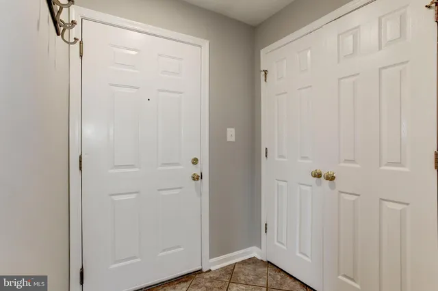 a view of front door