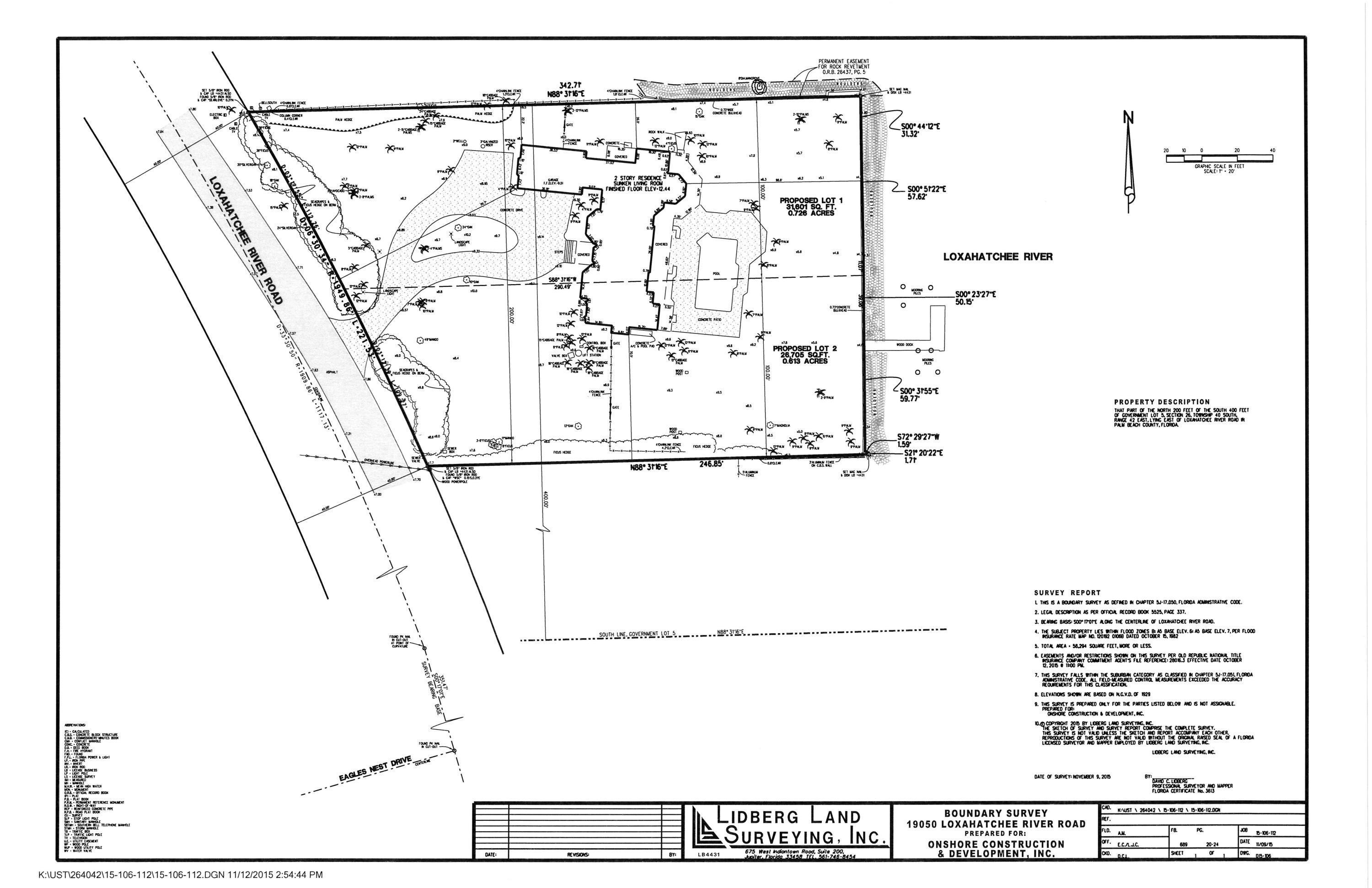19066 Loxahatchee River Road Jupiter, FL 33458 - Photo 5 of 5 Property Survey