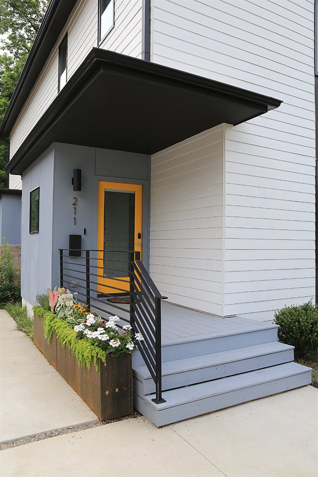 211 South Pettigrew Street Raleigh, NC 27610 - Photo 3 of 29 Welcome Home with a beautiful front porch entry! Exterior Front