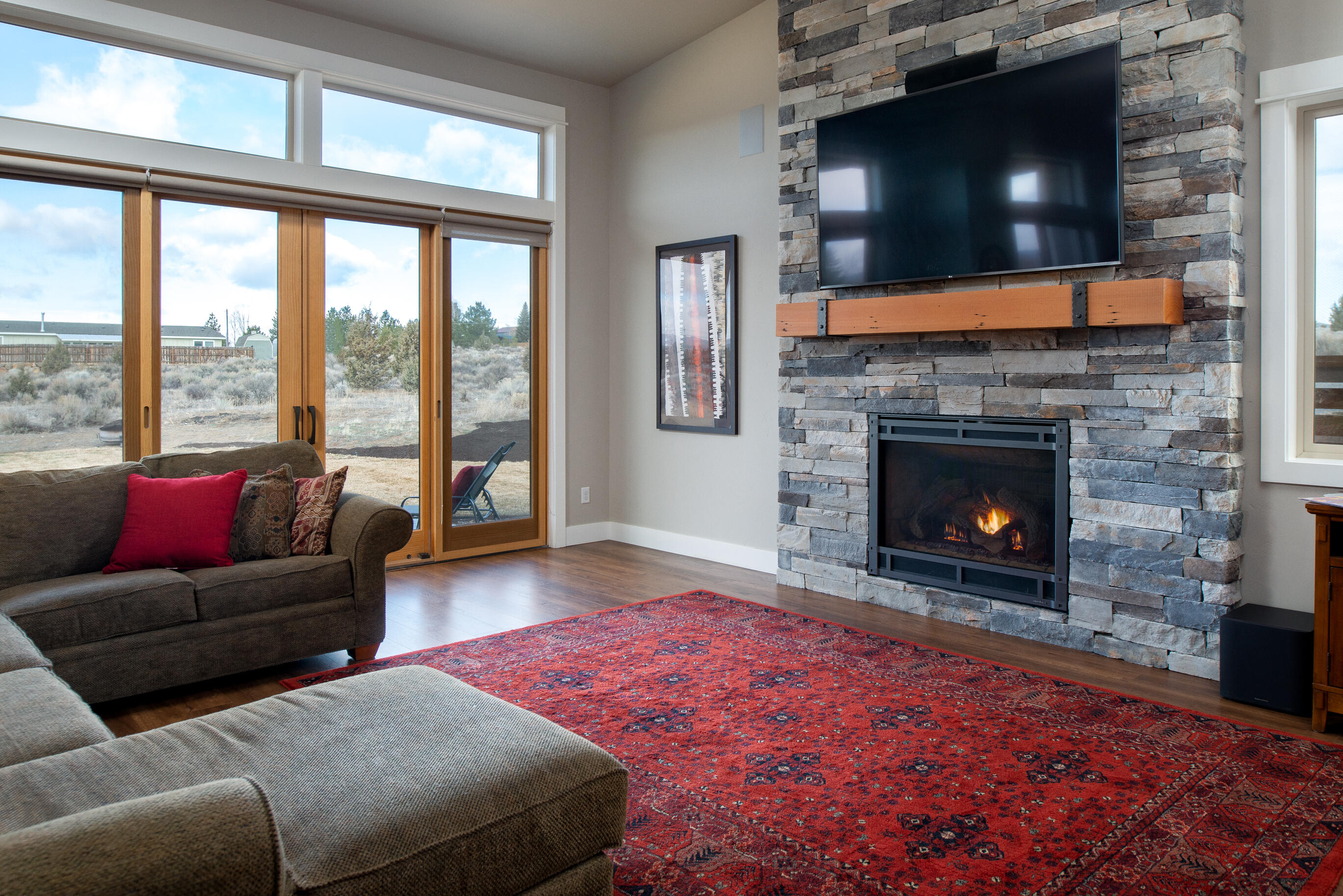 20820 Tumalo Road Bend, OR 97703 - Photo 13 of 33 Great Room Fireplace