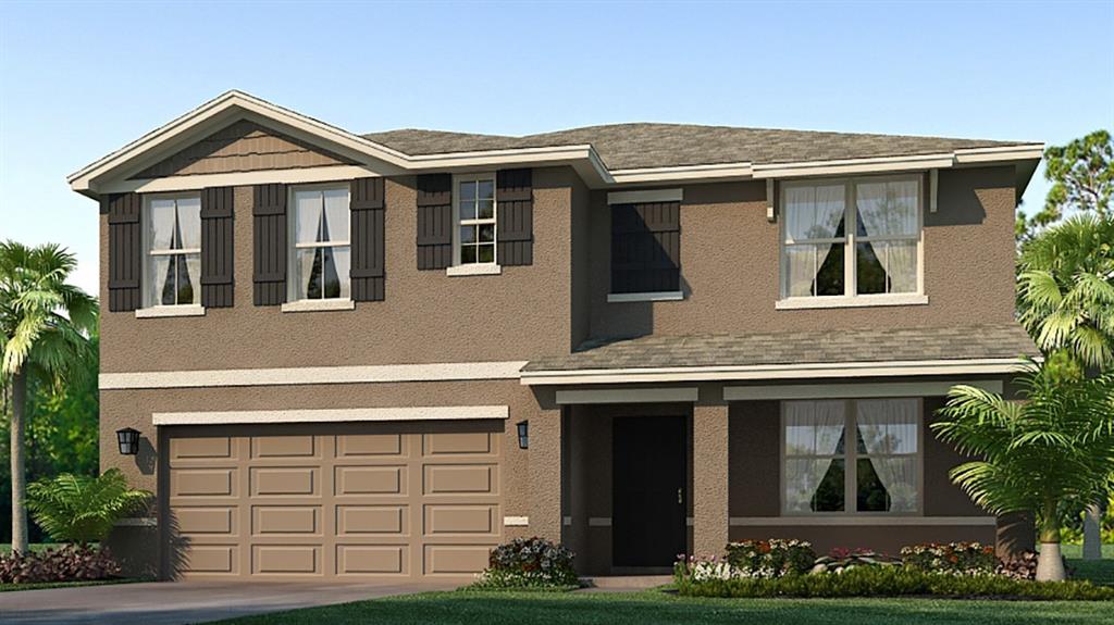 12159 Kingsley Trail Parrish, FL 34219 - Photo 1 of 1 a front view of a house with garden