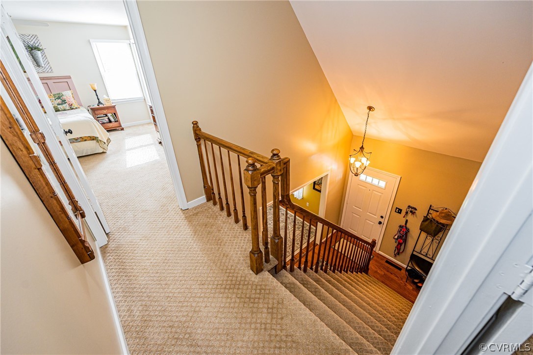 1313 Oldbury Road Midlothian, VA 23113 - Photo 32 of 41 Very pretty staircase view....notice the newer car