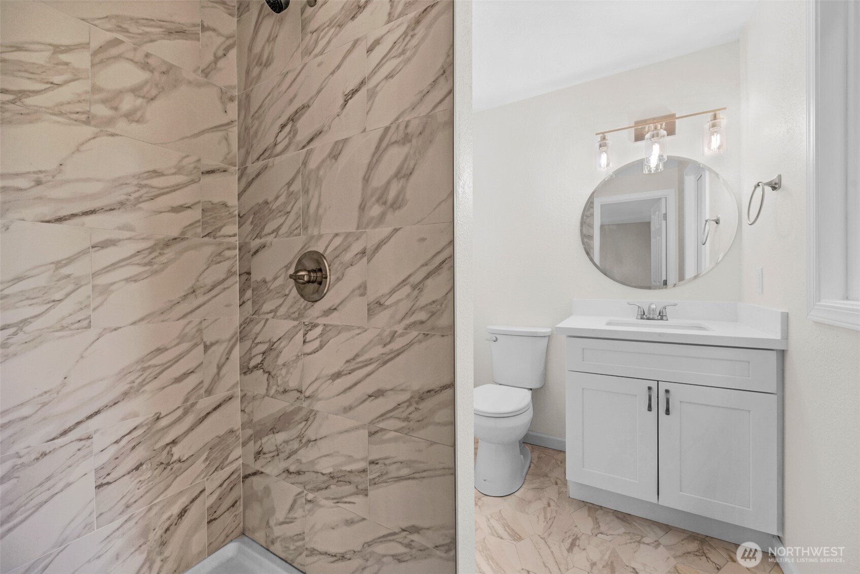 2400 177th Street Southeast Bothell, WA 98012 - Photo 13 of 29 a bathroom with a toilet sink and mirror