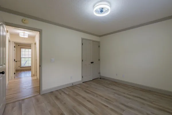 wooden floor in an empty room