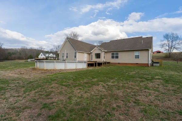 front view of house with a yard