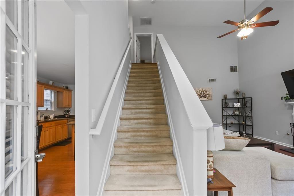 1464 Gates Circle Southeast Atlanta, GA 30316 - Photo 17 of 26 a view of entryway and hall with wooden floor