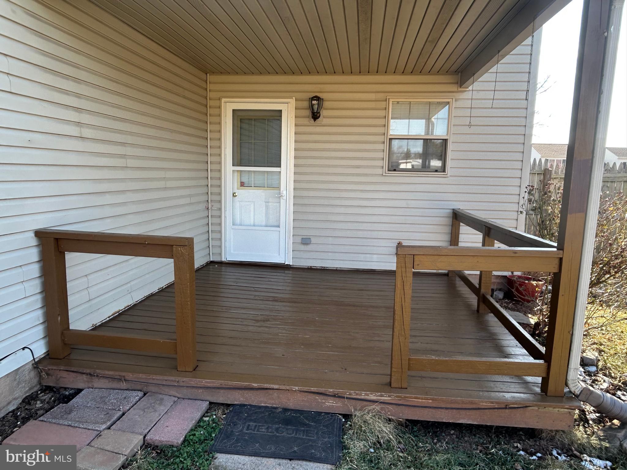 3056 Solar Drive Dover, PA 17315 - Photo 41 of 43 a view of backyard with wooden deck