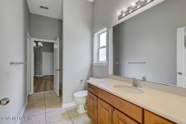 a view of livingroom with windows