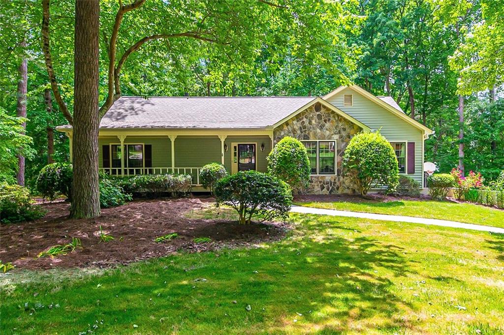 471 Picketts Ridge Acworth, GA 30101 - Photo 1 of 1 a view of a house with a yard and plants