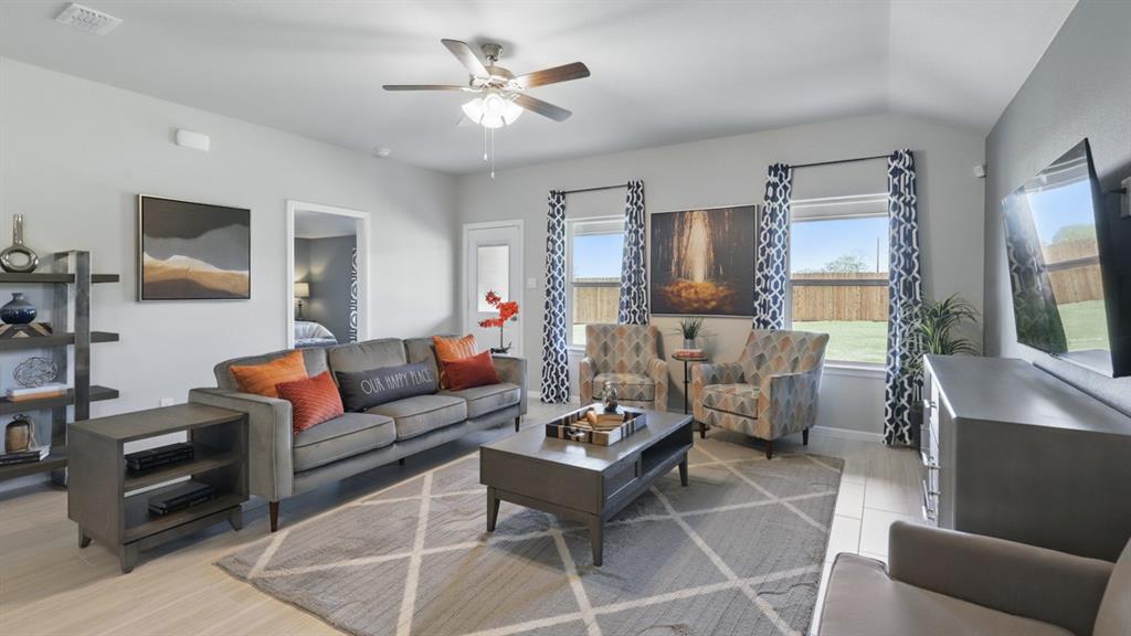 3004 McCormick Street Denton, TX 76205 - Photo 11 of 35 a living room with furniture and a large window