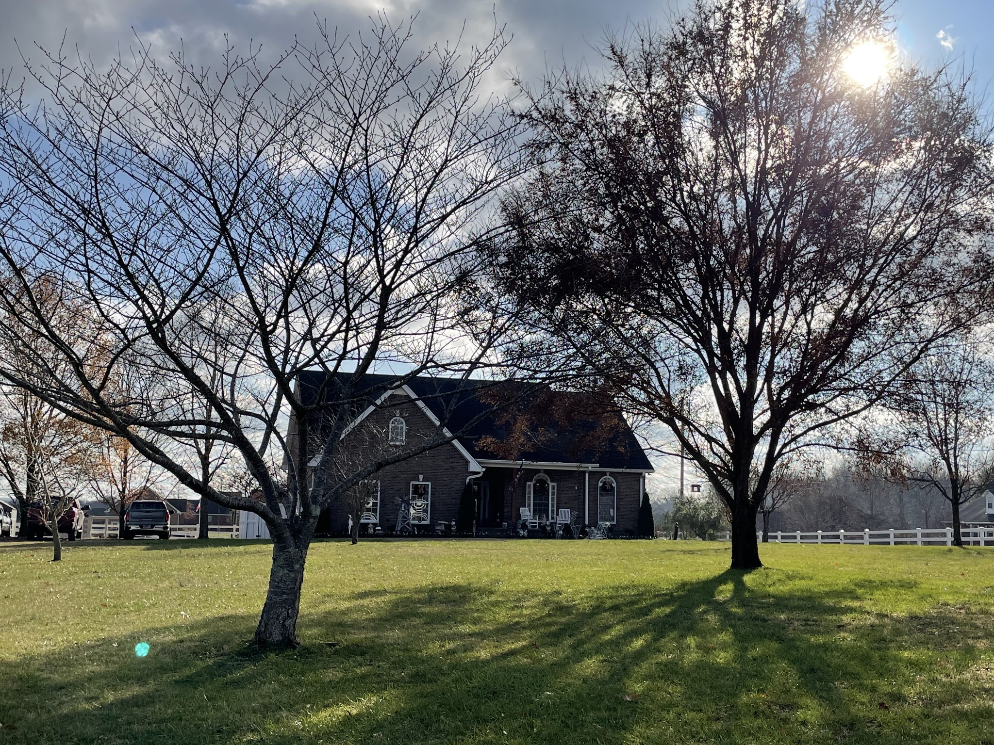 3387 Kinneys Road Cedar Hill, TN 37032 - Photo 5 of 43 a front view of a house with a yard